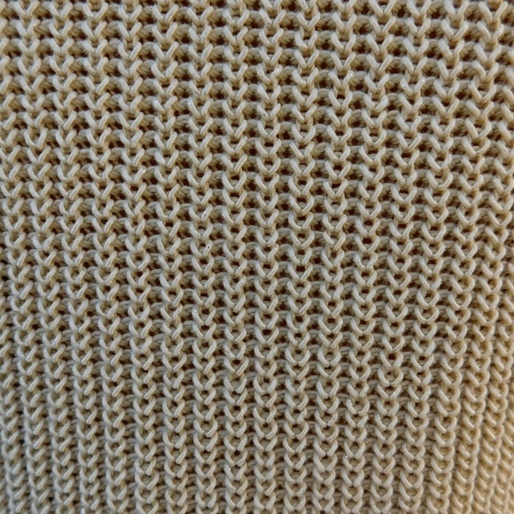 ST.JOHN Beige Wool Silk Metallic Cardigan Sweater - Picture 7 of 7